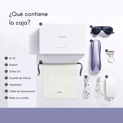 Ulike Air 10 - Aparato de depilación IPL