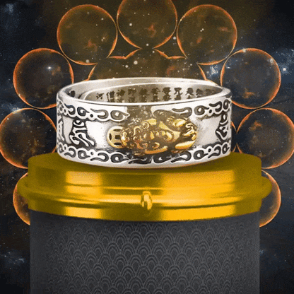 Anillo Pixiu de la Buena Suerte y abundancia