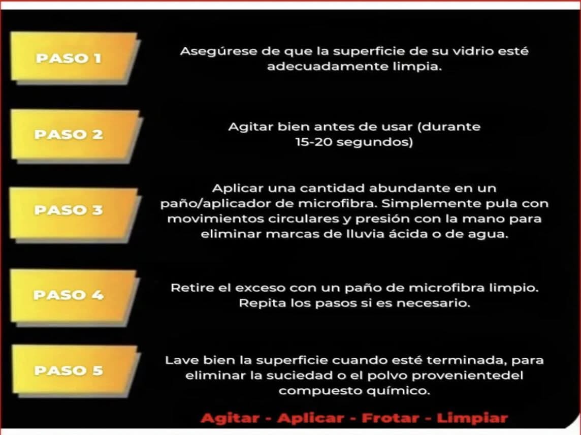 PULIDOR DE VIDRIOS PARA CARRO