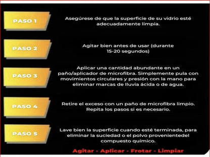 PULIDOR DE VIDRIOS PARA CARRO