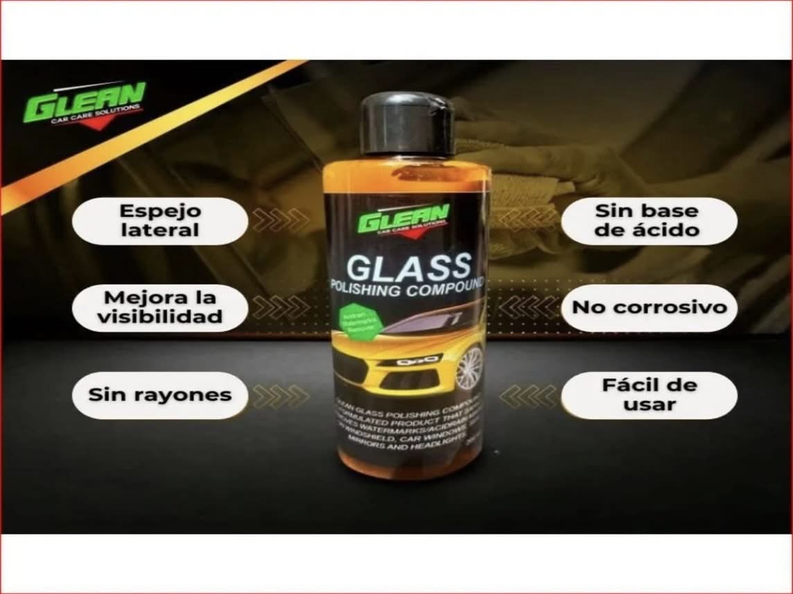 PULIDOR DE VIDRIOS PARA CARRO