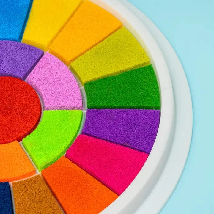 Kit de Pintura con los Dedos (1x Bloc de Pintura + x2 Libros para Colorear)