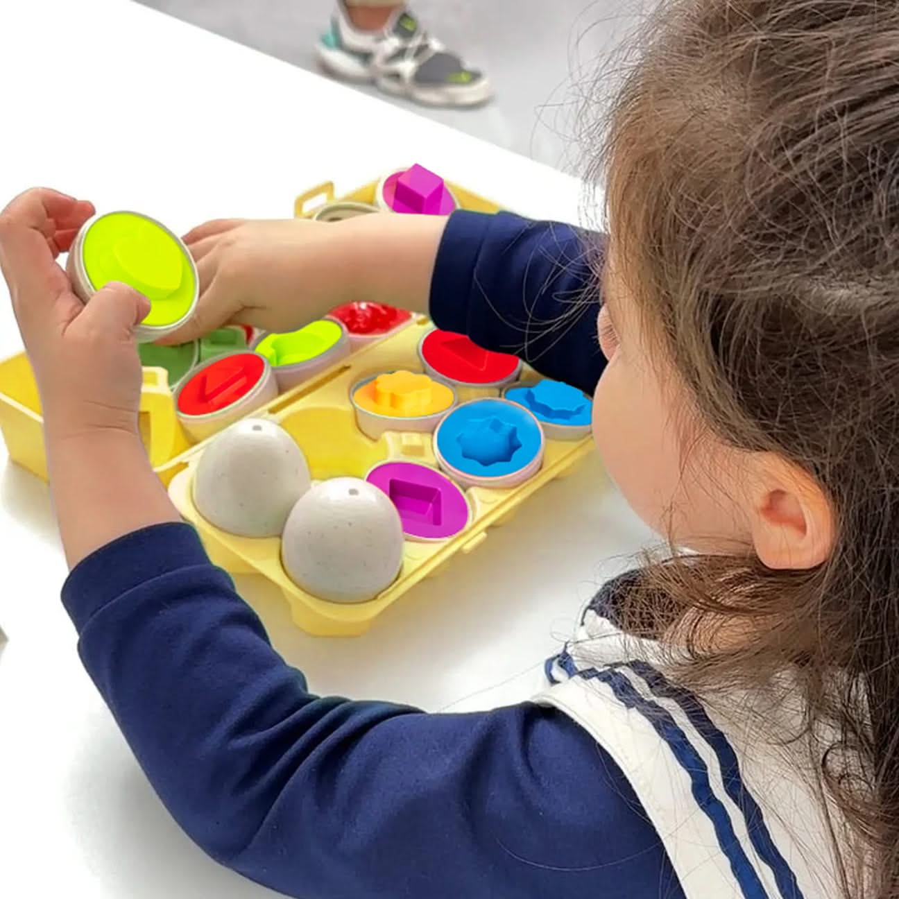 Montessori Huevos Geométricos