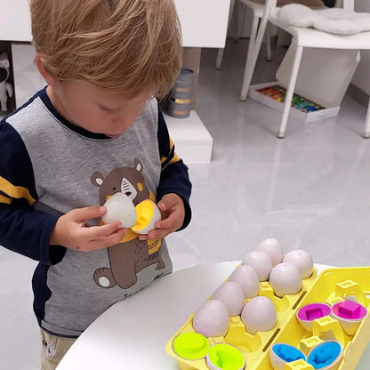 Montessori Huevos Geométricos