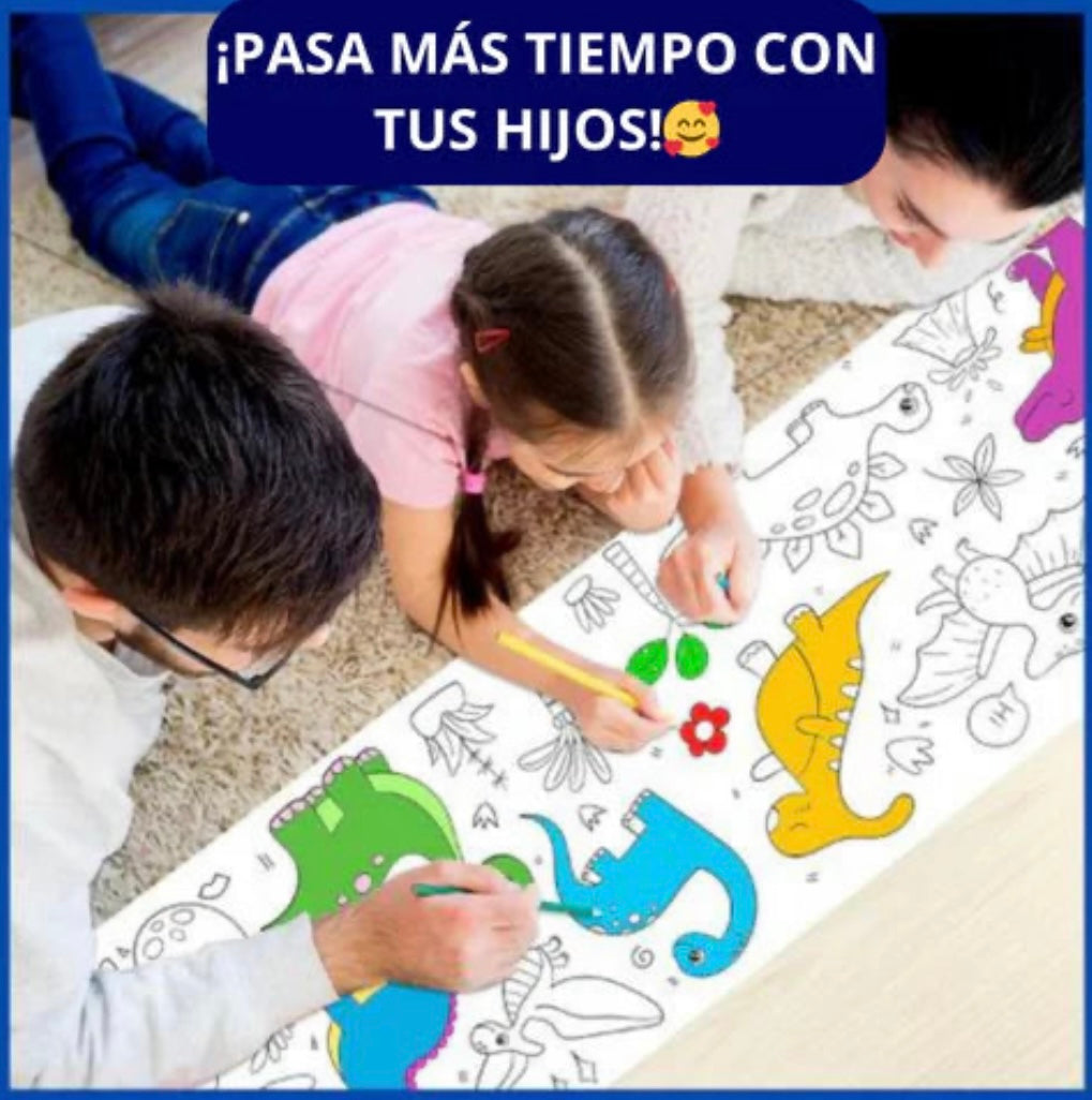 OFERTA 2X1, ROLLO PARA COLOREAR DE 3 METROS🥳