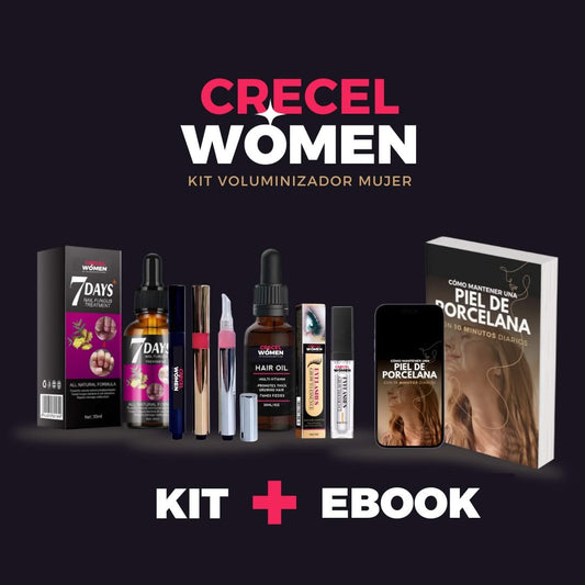 CRECEL WOMEN - KIT VOLUMINIZADOR PARA MUJER 🤩
