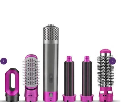 Cepillo Multifuncional 5 funciones en 1 - PEINADOS PERFECTOS