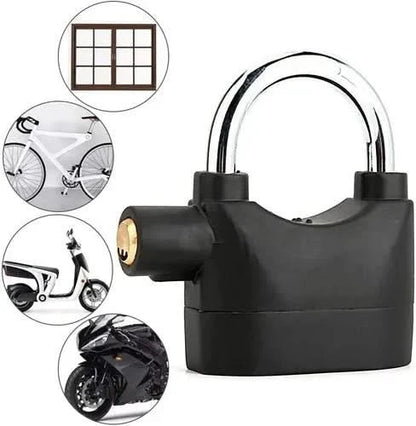 CANDADO ANTIRROBO CON ALARMA 🌟