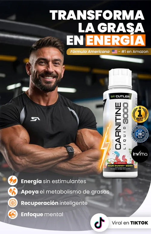 Cutler L-Carnitine 3000™ Transforma la grasa en energía