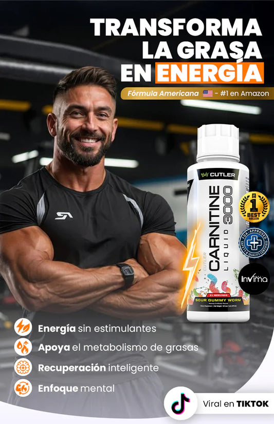 Cutler L-Carnitine 3000™ Transforma la grasa en energía