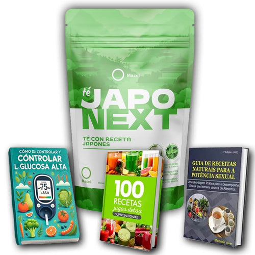 Té JapoNext (450 g) + 3 Ebooks gratuitos 🎁